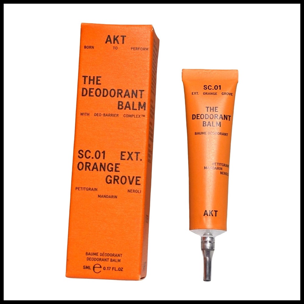 AKT London The Deodorant Balm SC.01 Orange Grove 5ml Travel Size New in Box